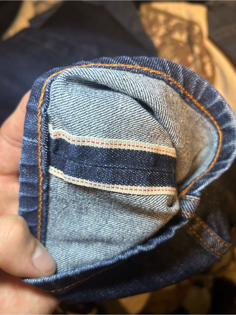 Naked & Famous 11oz Indigo Selvedge Denim slim jeans - Picture 11 of 11